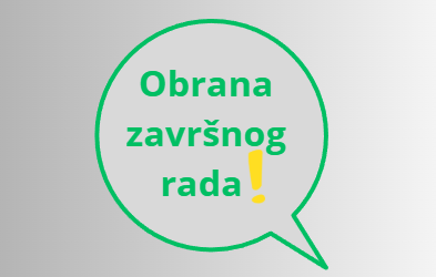 Obrana završnog rada u jesenskom roku